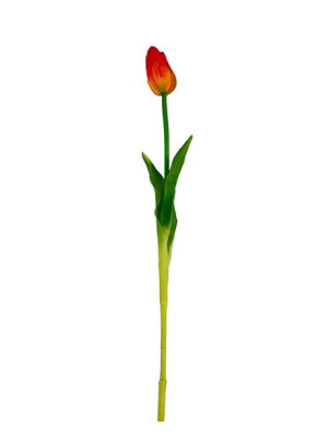 Tulipan gumowy K26 Premium "Jak żywy" (46 cm) #9 Pomarańczowy
