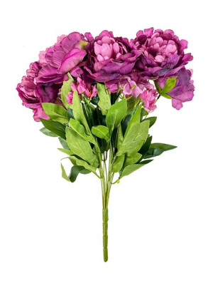 Bukiet mieszany Piwonia hortensja S422 (50 cm) Fuksja #10