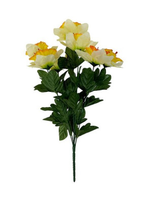 Wiosenny Żonkil w bukiecie KB-02 (50 cm) Biały