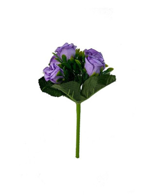 Bukiet różyczki Y12-1 (21 cm) Fiolet