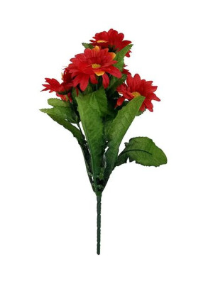 Stokrotka w bukiecie L9-206 (30 cm) Czerwony