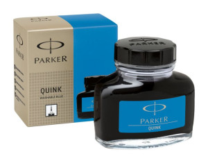 Atrament w butelce niebieski zmywalny 57ml Parker