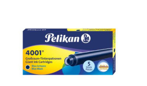 Naboje atramentowe Pelikan 4001 granatowe długie (5szt)