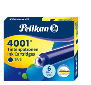 Naboje atramentowe Pelikan 4001 niebieskie długie (5szt)