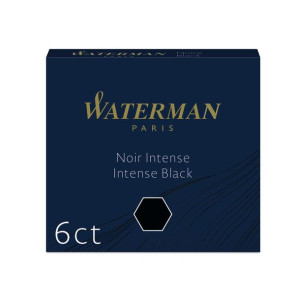 Naboje atramentowe Waterman International 6szt. czarne