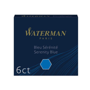 Naboje atramentowe Waterman International 6szt. niebieskie