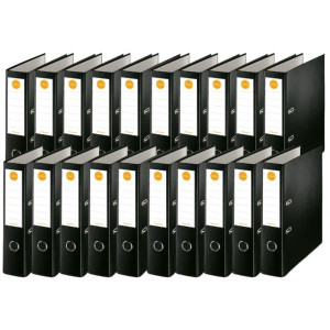 20x Segregator A4/75 czarny 2-ringowy Tamto