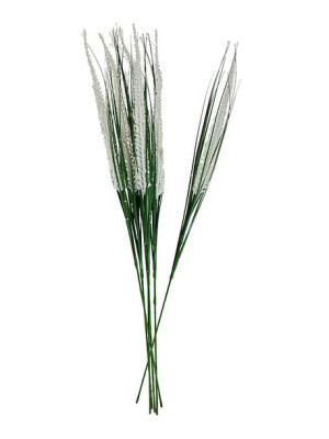 Dodatek trawa ozdobna x 6 H006 w 6 kolorach (74cm) #2 Biały