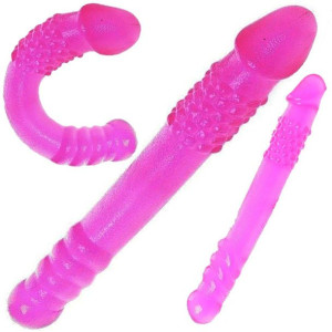Penis Dildo Podwójne Plug Do Anusa I Pochwy