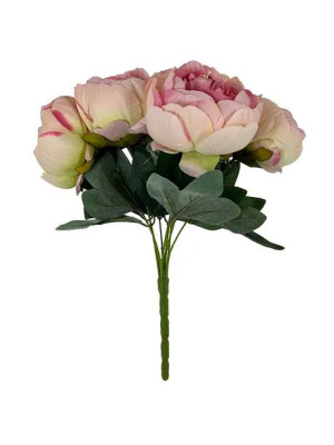 Bukiet piwonii w 8 kolorach S448 (32cm) #5 Róż