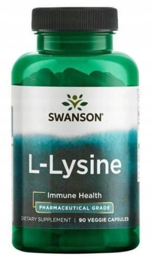 Swanson AjiPure L-Lizyna 500mg 90kaps. Opryszczka