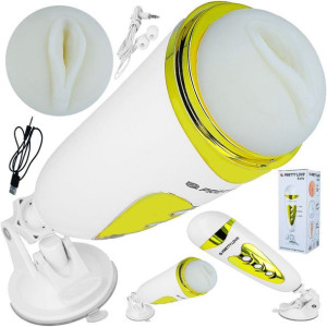 Sztuczna Pochwa 3d Ssący Masturbator Wibracja