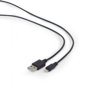 Kabel USB 2.0 typ A na Lightning 8 pin iPhone 5 i nowsze 1m czarny Gembird