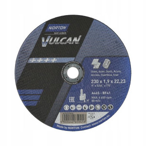 Tarcza Do Cięcia Metalu Norton Vulcan 230*1,9 Inox