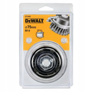 Dewalt Dt3492 Szczotka Garnkowa, Warkoczowa, 75mm