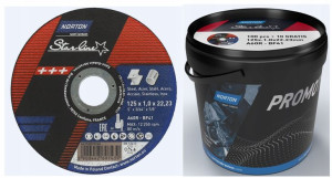 Tarcza 125x1 Norton Starline 100 szt + 10 gratis