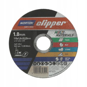 Tarcza Do Cięcia Multi Clipper 115*1,0*22,2 Norton