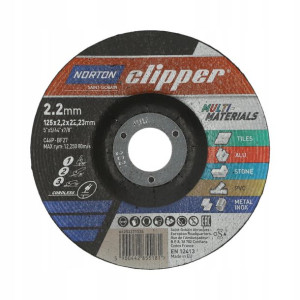 Tarcza Do Cięcia Metalu Clipper 125*2,2*22,23