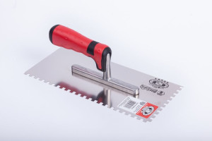 Paca Nierdzewna 280x130mm Ząb 10mm Raczka 2-k