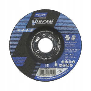 Tarcza Do Cięcia Metalu Norton Vulcan 115*2,5