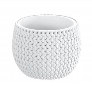 Doniczka Splofy Bowl + Wkład Dksp150 Biała 15cm