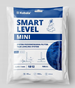 Kubala 1812 System Poziomowania Klipsy 1mm 100szt.