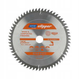 Tarcza Norton Do Cięcia Drewna 255mmx30 T60