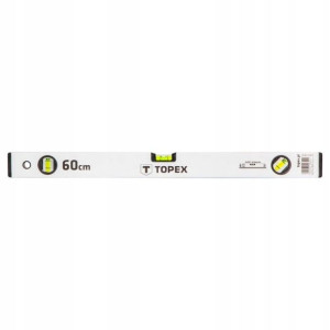 Poziomnica aluminiowa anodowana 60cm 3 li 29C302