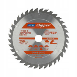Tarcza Norton Do Cięcia Drewna 250mmx30 T36