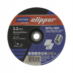 Tarcza Do Cięcia Metalu Inox Clipper 230*3,2*22,23