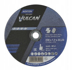 Tarcza Do Metalu 230x1,9 Norton Vulcan 1 Sztuka