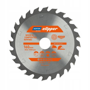 Tarcza Norton Do Cięcia Drewna 160mmx20 T24