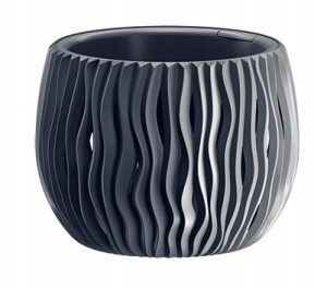 Doniczka Sandy Bowl Antracyt Dsk180 + Wkład