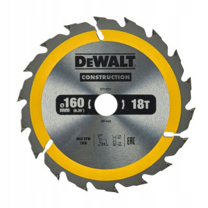 Dewalt Tarcza Pilarska Dt1931 160x20mm 18t