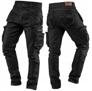 NEO Spodnie robocze 5 kieszeni DENIM 81-233-XXL