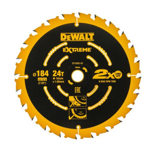 Dewalt Dt10302 Tarcza Do Zagłębiarki 184x16mm 24t