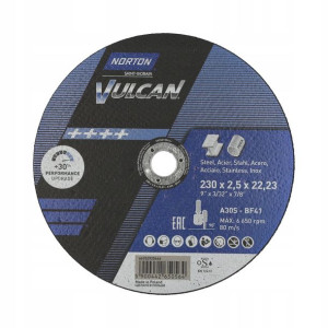 Tarcza Do Cięcia Metalu Norton Vulcan 230*2,5