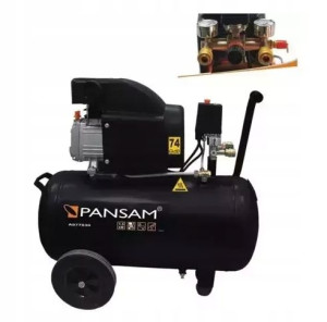 Kompresor 50L PANSAM A077030 olejowy 1500W 8 bar