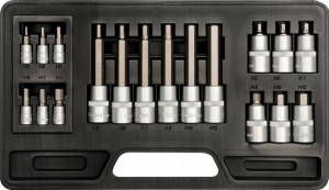 Kpl Kluczy Trzpieniowych Hex 18szt. Yato Yt-7752