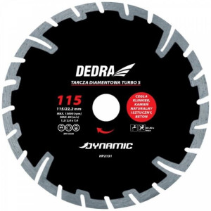 Dedra Tarcza Turbo S Dynamic 115*22,2 Hp2131