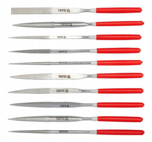 Pilniki diamentowe iglaki 4x160 10SZT YATO YT-6151
