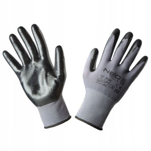 Rękawice robocze nylon pokryty nitrylem 97-616-10