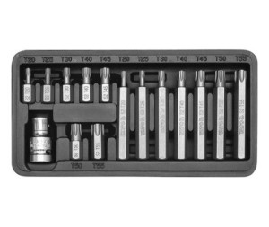 Yato Yt-0411 Zestaw Kluczy Torx 15el Końcówki Bity