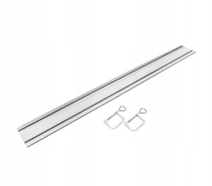 Szyna prowadząca 1400mm 2 zaciski GRAPHITE