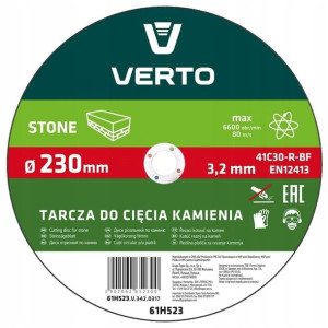 Tarcza tnąca do kamienia 230x 3.2x 22.2 mm 61H523