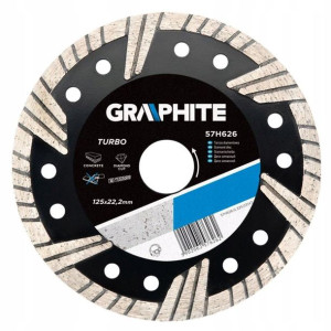 Tarcza Diamentowa 125x22,2mm Turbo Graphite 57h626