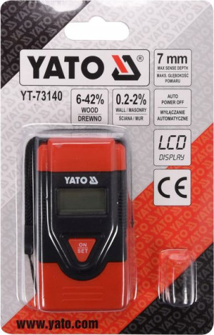 Yato Wilgotnościomierz Do Drewna I Mat Yt-73140