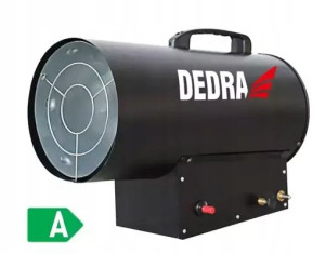 Nagrzewnica gazowa 12-30kW, czarna DEDRA DED9946