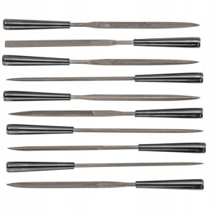 TOPEX Pilniki iglaki do metalu zestaw 10szt 06A015