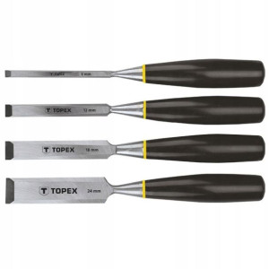 TOPEX Dłuta 6-24 mm, zestaw 4 szt. 09A310